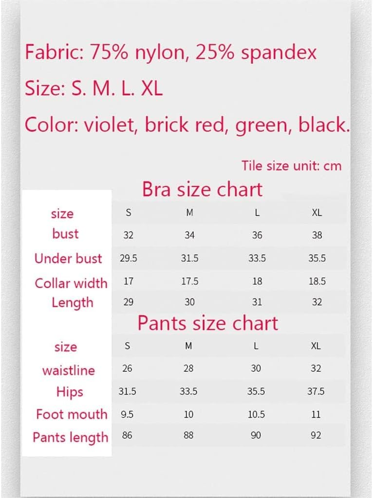 SilteD Yoga Suit Soft Fabric Women Sportswear Front Seam Gym Wear Sportswear Gym Workout Wear (Color : B, Size : Mcode)