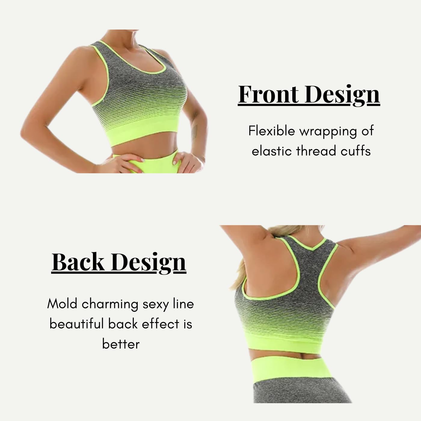 ZiaWorld Women Workout Outfits 2 Piece Set, Gym Set Seamless Ribbed Casual Comfortable Vest Short Top High Waist Leggings Sets, Sports Activewear Tracksuit Yoga Fitness Ladies Gym Wear