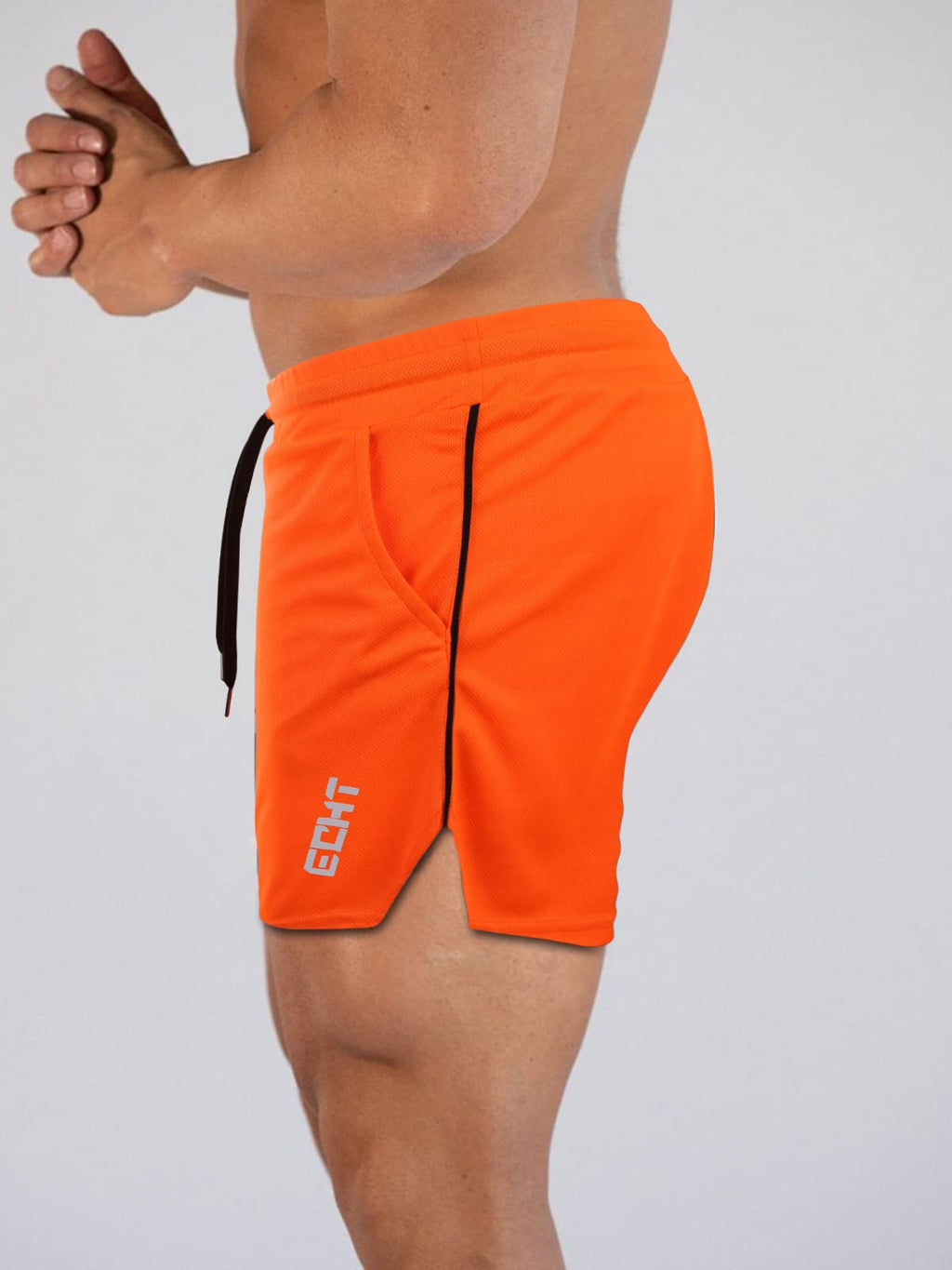 Superora Mens Running Gym Sport Shorts Breathable Outdoor Workout Training Shorts with Pockets