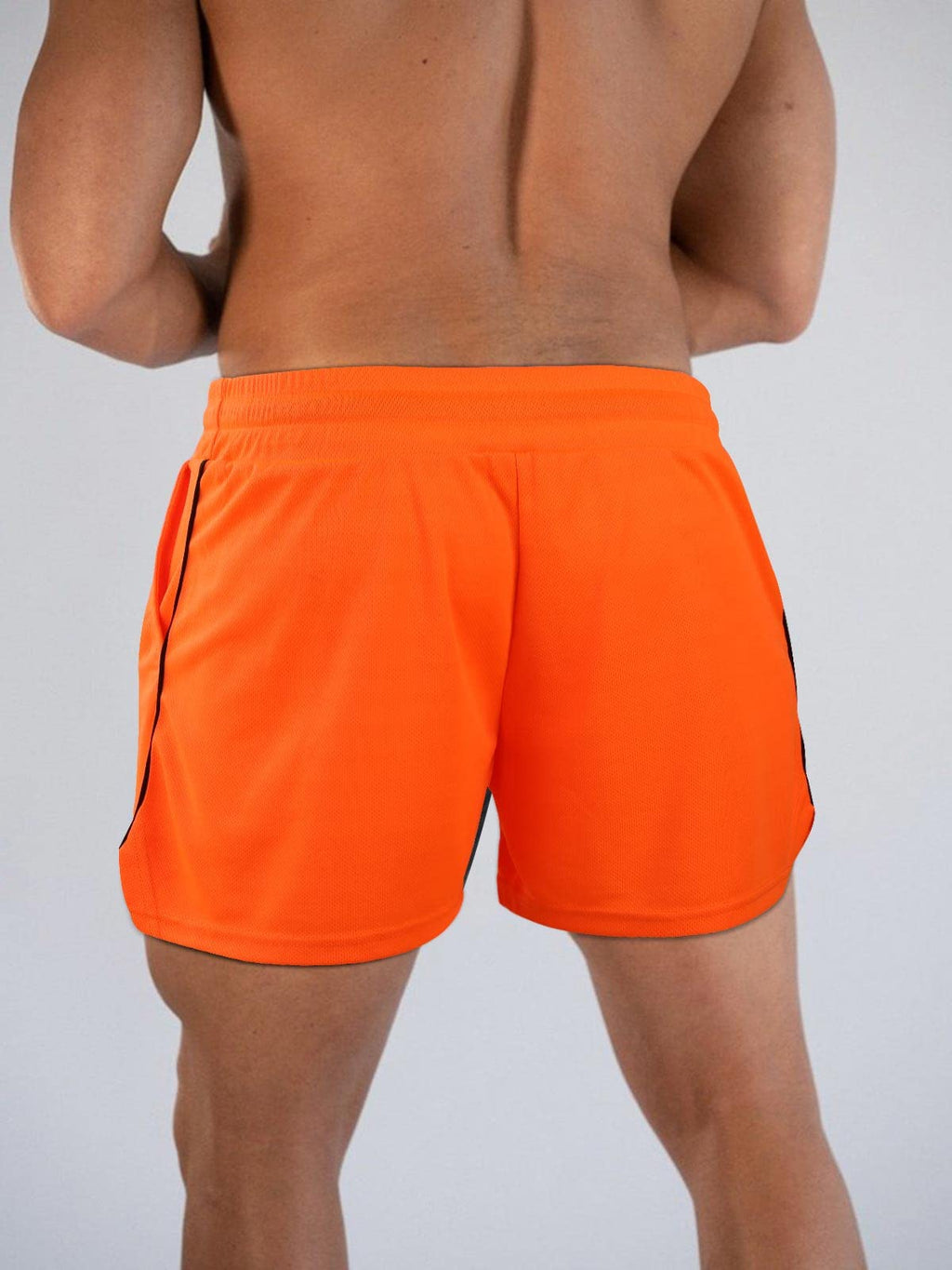 Superora Mens Running Gym Sport Shorts Breathable Outdoor Workout Training Shorts with Pockets